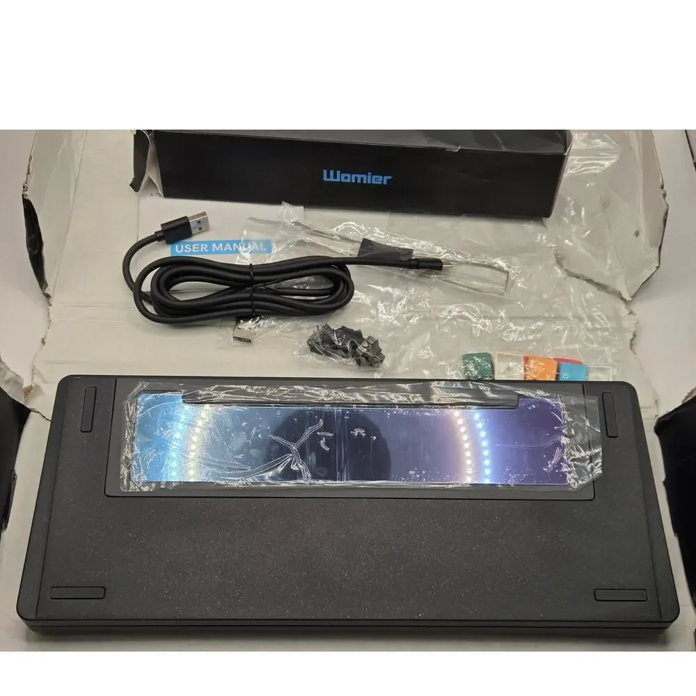 Womier SK75 TMR 75% Wireless Magnetic Gaming Keyboard RGB Aluminum Tested